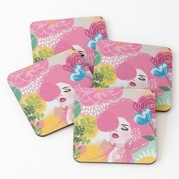 Item preview, Floral Woman Who Blooms designed and sold by Helenfaerieart.