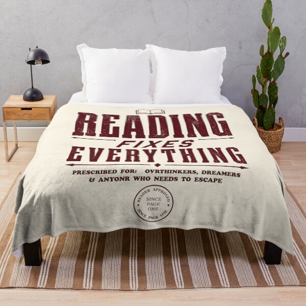 Item preview, Reading Fixes Everything Literary Vintage Badge designed and sold by fadilow.