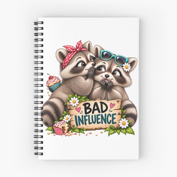Item preview, Bad Influence Raccoon Besties designed and sold by J-CCreations.