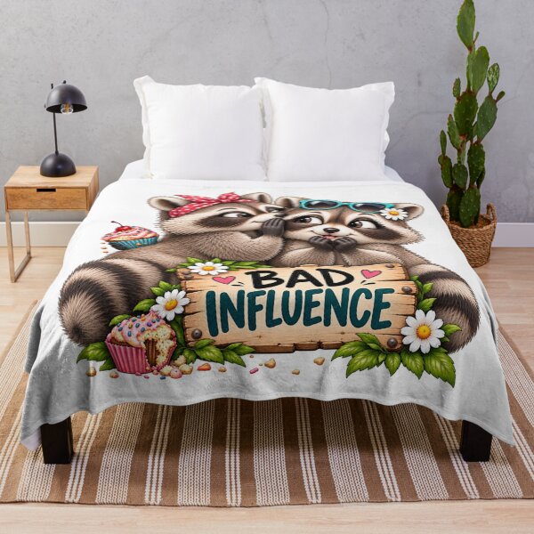 Item preview, Bad Influence Raccoon Besties designed and sold by J-CCreations.