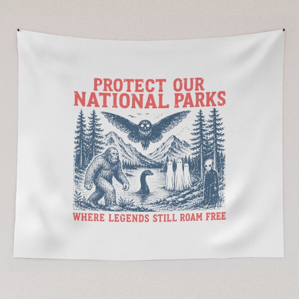 Item preview, Protect Our National Parks - Funny Halloween - Spooky Halloween Lover Outdoor designed and sold by Johnstudioart.