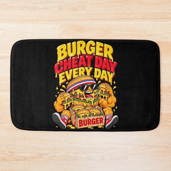 Item preview, Burger cheat day designed and sold by Edrien Design.