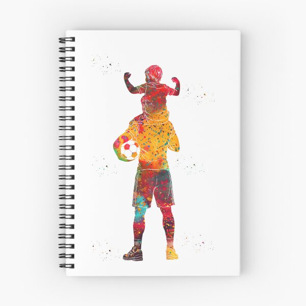 Item preview, Soccer Dad and Son Watercolor Art designed and sold by Liededrom..