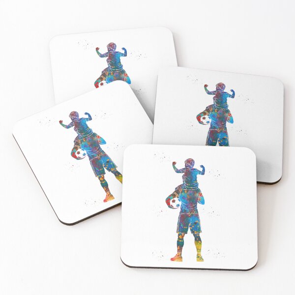 Item preview, Soccer Dad and Son Watercolor Art designed and sold by Liededrom..