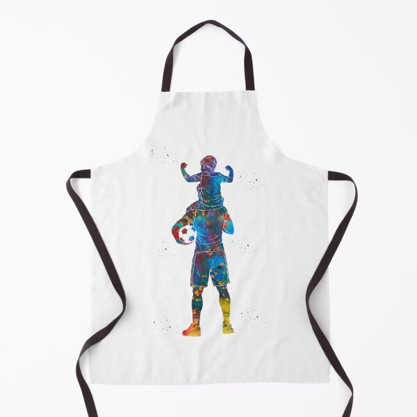 Item preview, Soccer Dad and Son Watercolor Art designed and sold by Liededrom..