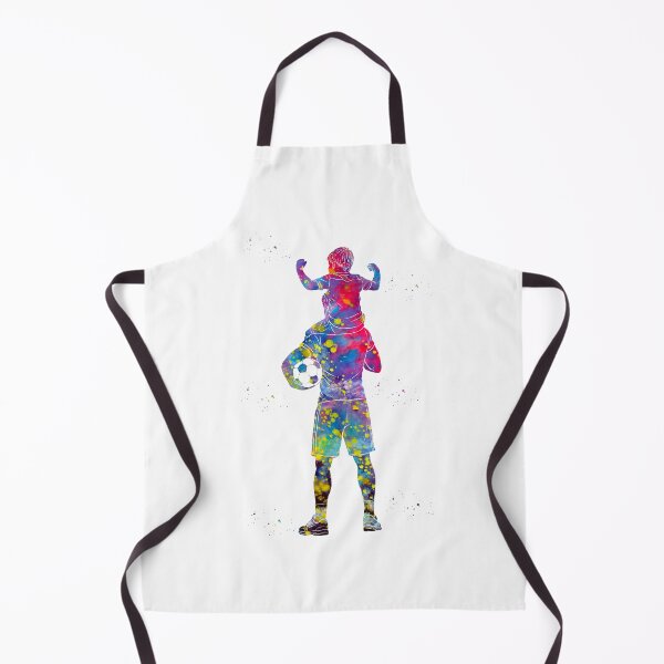 Item preview, Soccer Dad and Son Watercolor Art designed and sold by Liededrom..