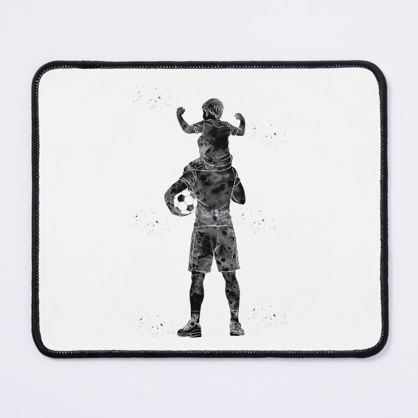 Item preview, Soccer Dad and Son Watercolor Art designed and sold by Liededrom..