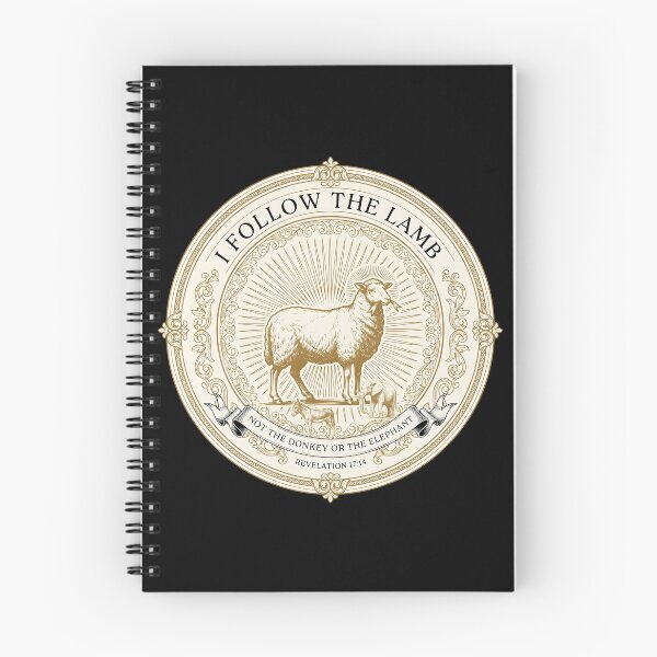 Item preview, I Follow The Lamb Not The Donkey Or Elephant Jesus designed and sold by Redgiant87x.