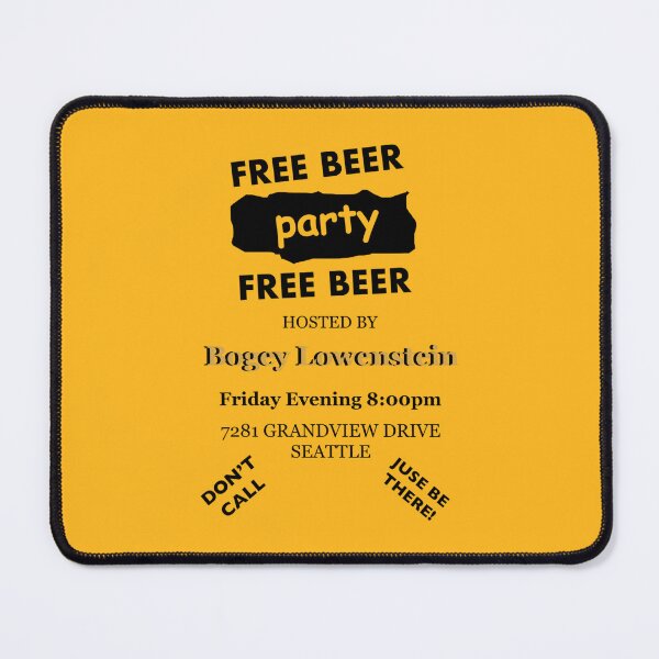 Item preview, Bogey Lowenstein's Party Invitation designed and sold by Video-Nasties.