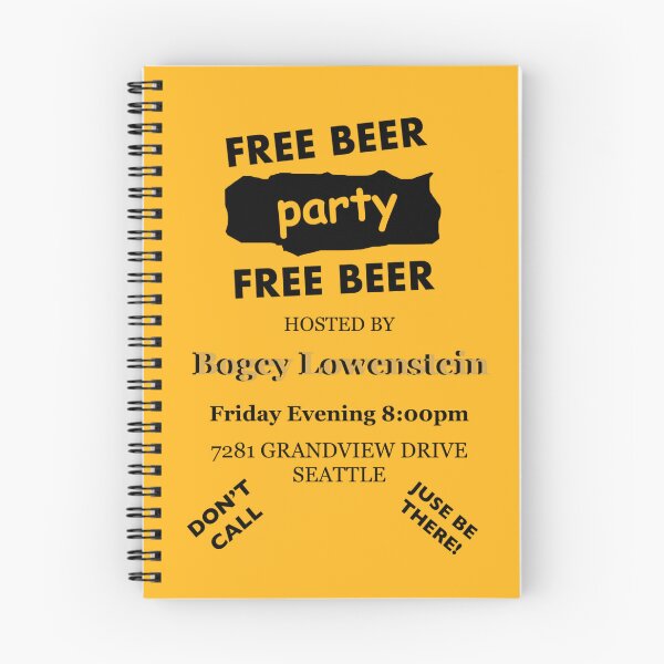 Item preview, Bogey Lowenstein's Party Invitation designed and sold by Video-Nasties.