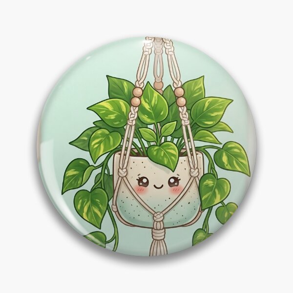 Item preview, Kawaii Plant Mom Energy Illustration designed and sold by JC Art Creations.