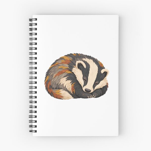Item preview, Curled Sleeping Badger designed and sold by The-Art-of-D.