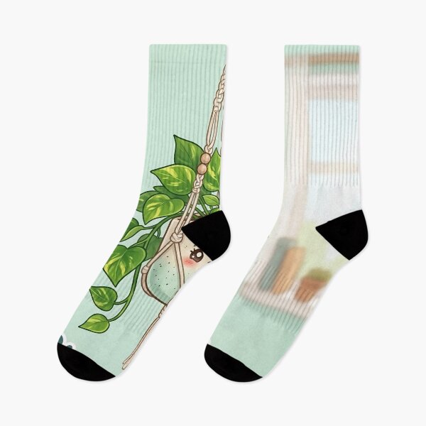 Item preview, Kawaii Plant Mom Energy Illustration designed and sold by JC Art Creations.