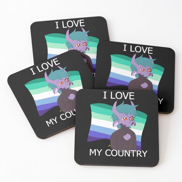 Item preview, I love my country gay pride designed and sold by OlliezVulpes.