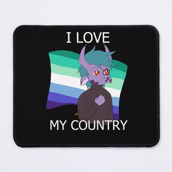 Item preview, I love my country gay pride designed and sold by OlliezVulpes.