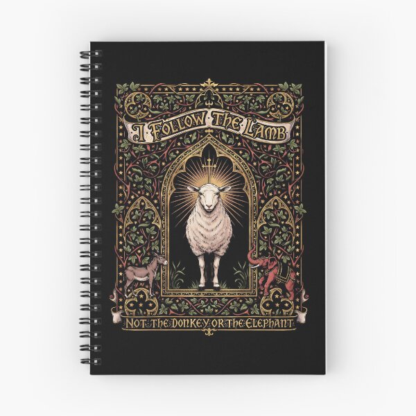 Item preview,  I Follow The Lamb Not The Donkey Or Elephant Christian Humor designed and sold by Redgiant87x.