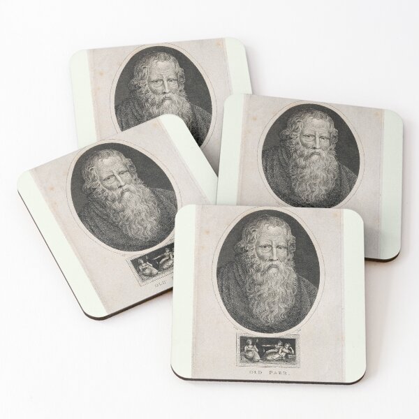 Item preview, Old Parr Thomas Parr Vintage 1821 Portrait Engraving Print designed and sold by tlpeebles.
