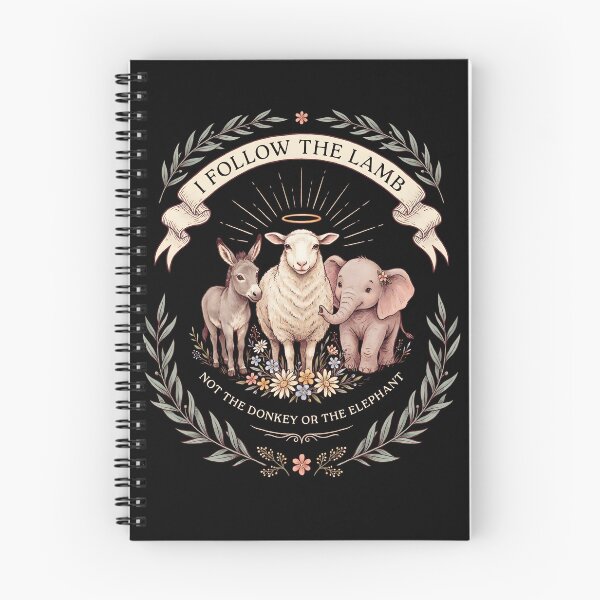 Item preview, I Follow The Lamb Not The Donkey Or Elephant Inspirational Faith designed and sold by Redgiant87x.