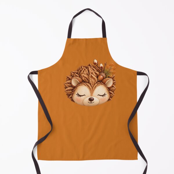 Item preview, Cute hedgehog in the autumn leaves designed and sold by Kisho.