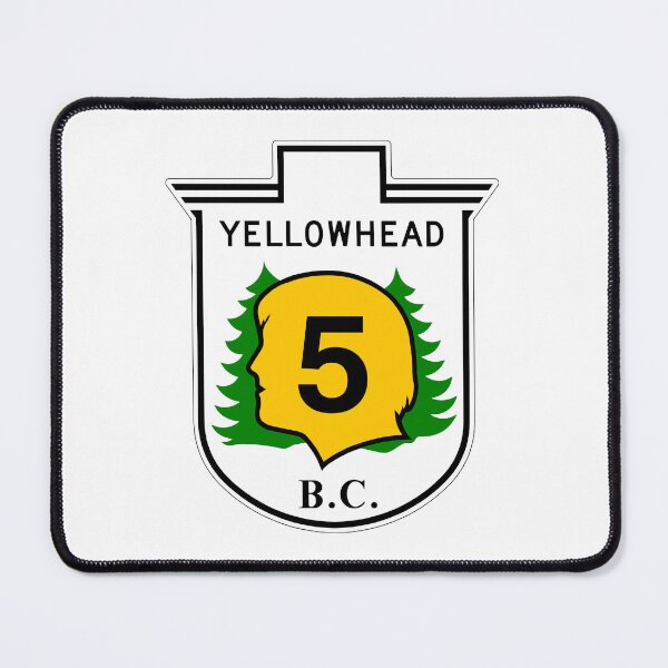 Item preview, Yellowhead Highway BC 5 – Vintage British Columbia Road Sign designed and sold by NewNomads.