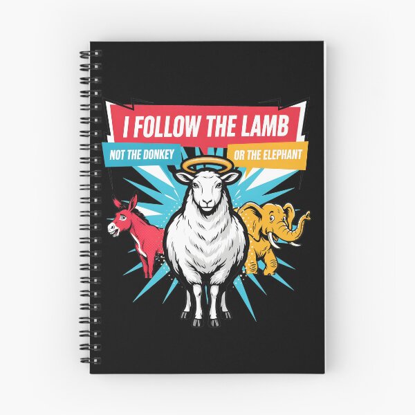 Item preview,  I Follow The Lamb Not The Donkey Or Elephant Lamb Of God designed and sold by Redgiant87x.