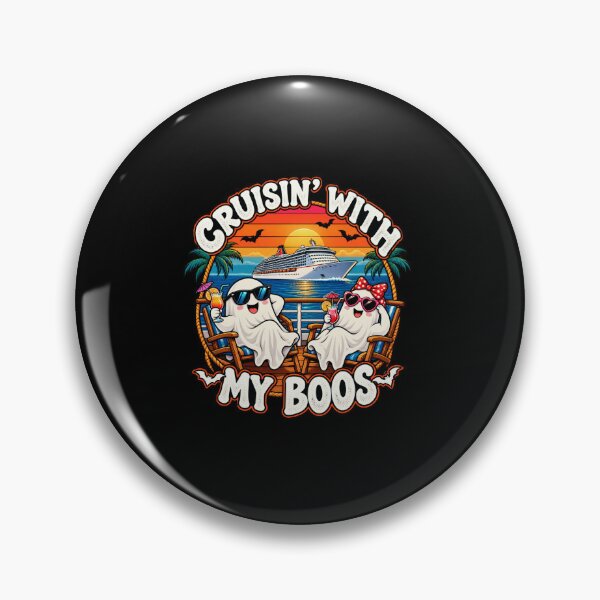 Item preview, Halloween Cruise Couple Cruisin' With My Boos designed and sold by anapldv.