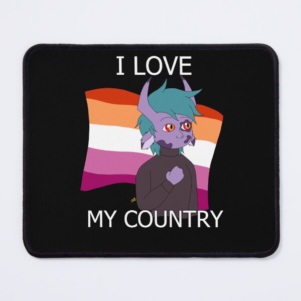 Item preview, I love my country lesbian pride designed and sold by OlliezVulpes.