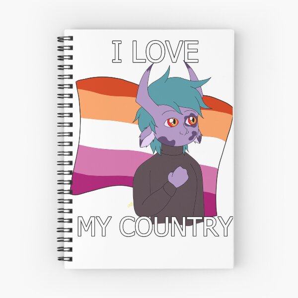 Item preview, I love my country lesbian pride designed and sold by OlliezVulpes.
