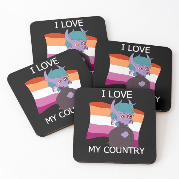 Item preview, I love my country lesbian pride designed and sold by OlliezVulpes.