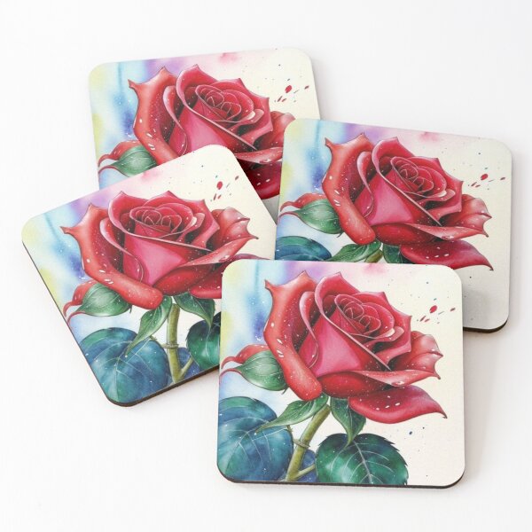 Item preview, Rose painting designed and sold by ZeusGallery.