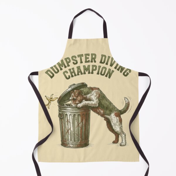 Item preview, Dumpster Diving Champion Funny Gross Dog Humor Owner Gift designed and sold by FurRealStudioCo.