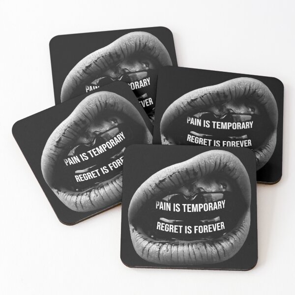 Item preview, Boxing Motivation - Pain Is Temporary Regret Is Forever designed and sold by XIOMOS.