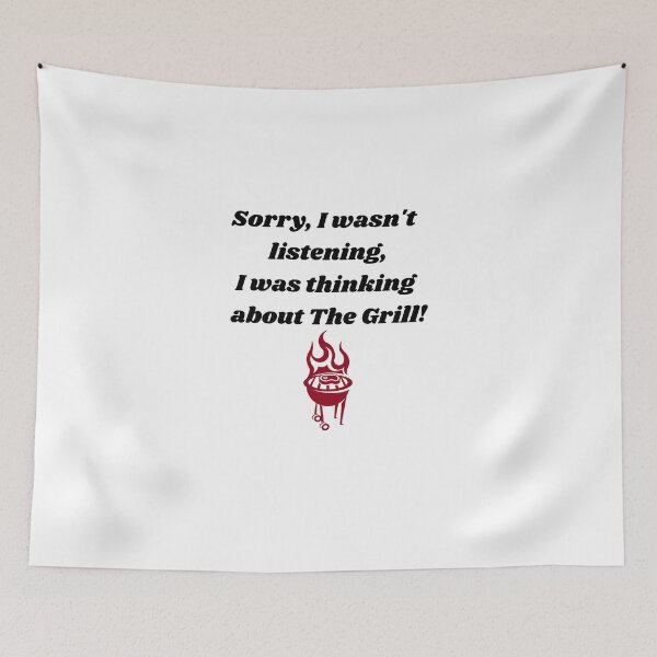 Item preview, Sorry I Wasn't Listening I Was Thinking About The Grill Funny Dad Shirt designed and sold by KrazyCoolTees.