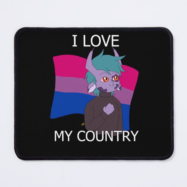 Item preview, I love my country bisexual pride designed and sold by OlliezVulpes.