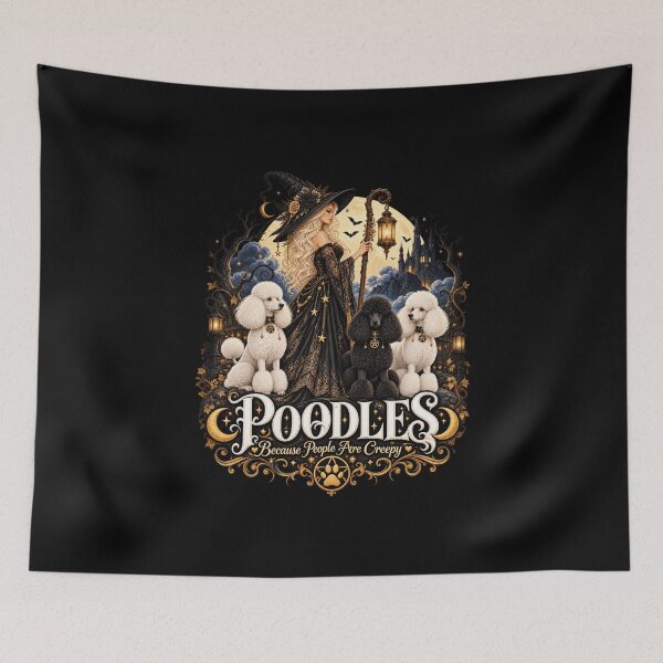 Item preview, Poodles Because People Are Creepy designed and sold by anapldv.