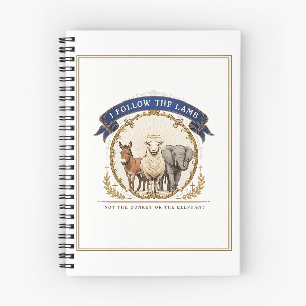 Item preview, I Follow The Lamb Not The Donkey Or Elephant Bold Faith designed and sold by Redgiant87x.