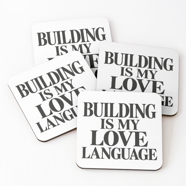 Item preview, Building Is My Love Language designed and sold by anapldv.