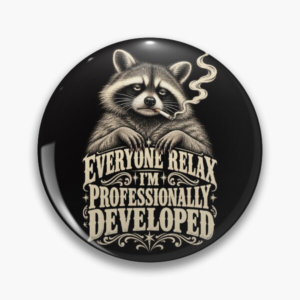 Item preview, Everyone Relax Raccoon designed and sold by FrameFlow.