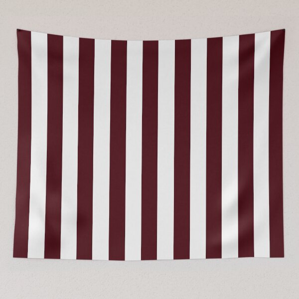 Item preview, Cabana stripes in burgundy and white designed and sold by RishabhArts1.
