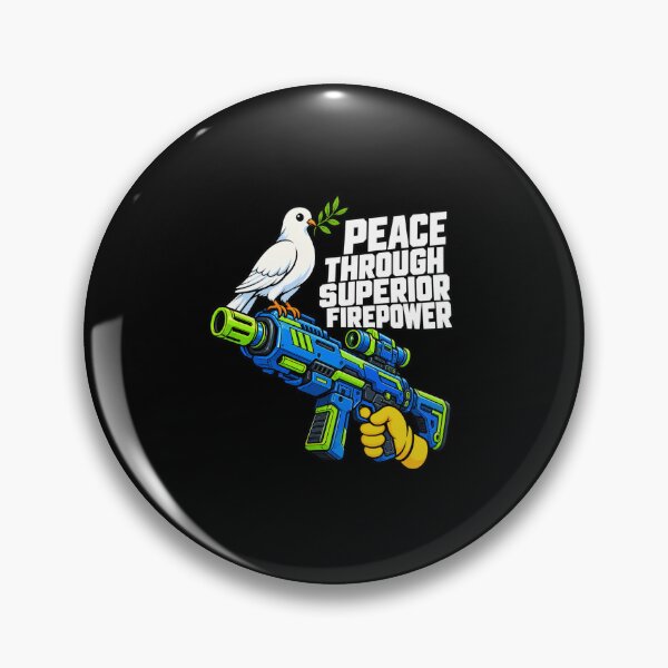 Item preview, Peace Through Superior Firepower Dove designed and sold by anapldv.