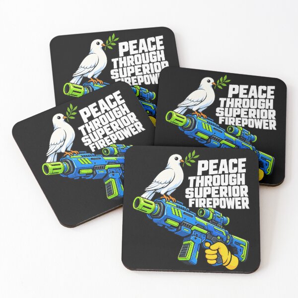 Item preview, Peace Through Superior Firepower Dove designed and sold by anapldv.