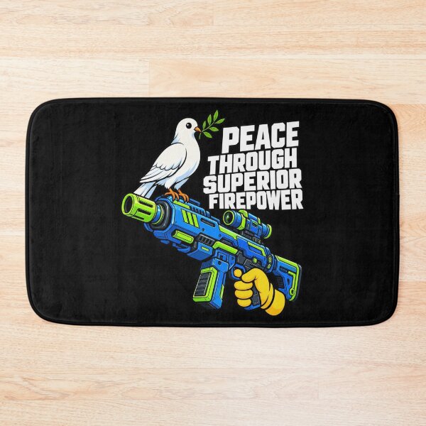 Item preview, Peace Through Superior Firepower Dove designed and sold by anapldv.