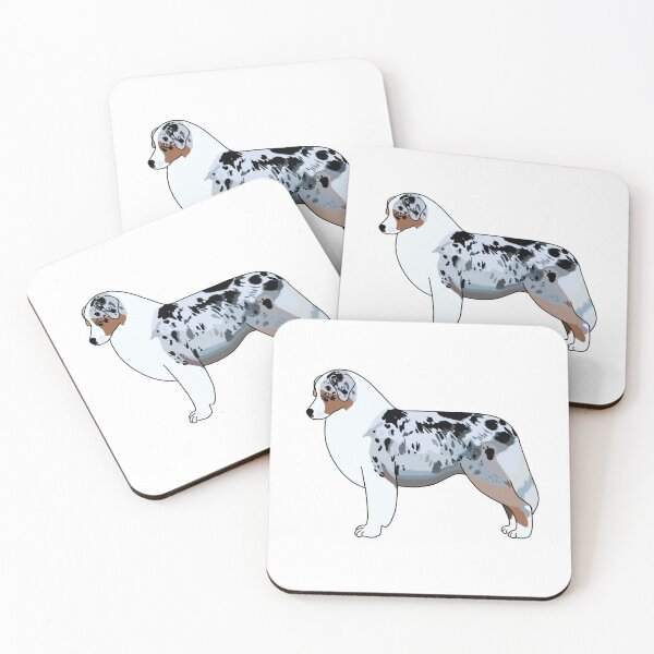 Artikelvorschau, Blue Merle Australian Shepherd | Aussie Sheepdog Arbeitshund entworfen und verkauft von thecaninearcane.