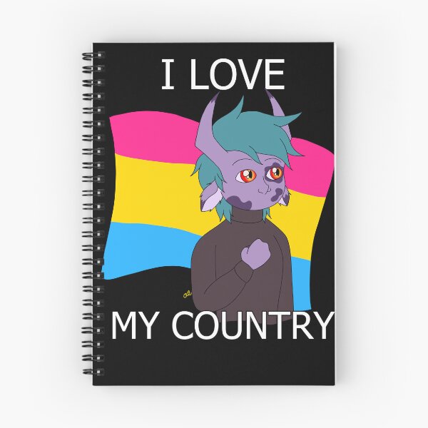 Item preview, I love my country pansexual pride designed and sold by OlliezVulpes.