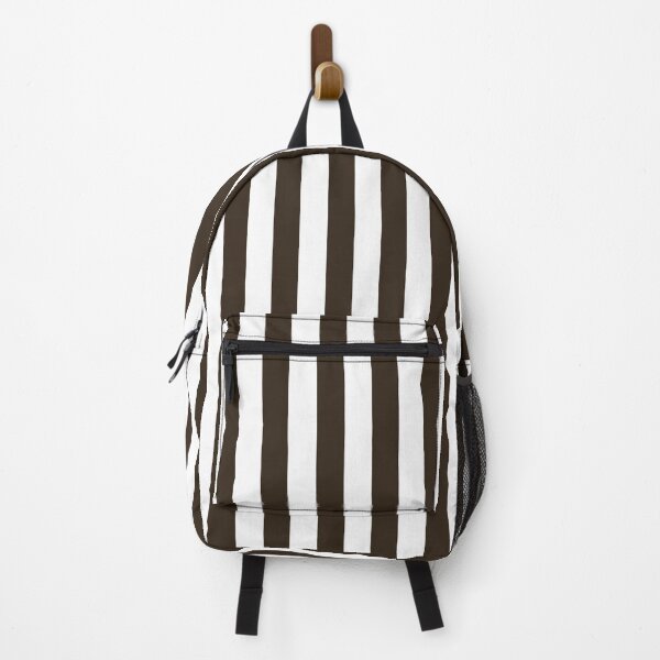 Item preview, Cabana stripes in chocolate brown and white designed and sold by RishabhArts1.