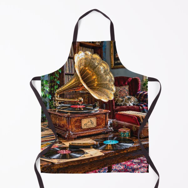 Artikelvorschau, Edwardianisches Grammophonzimmer mit schlafender Katze entworfen und verkauft von AJEvans.
