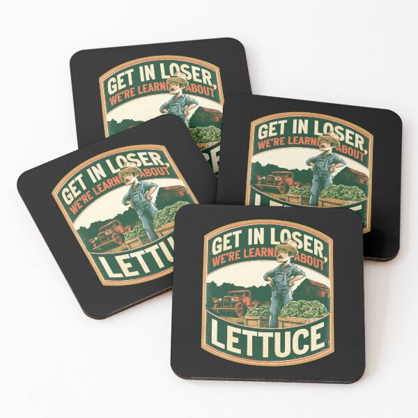 Item preview, Get in Loser We're Learning About Lettuce – Funny Gardening Shirt designed and sold by DyzioSupply.