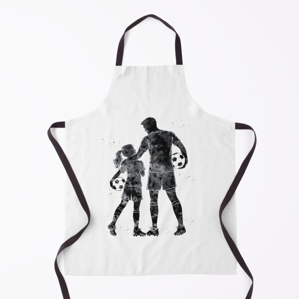 Item preview, Soccer Dad and Daughter Watercolor Art designed and sold by Liededrom..