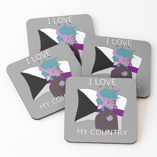 Item preview, I love my country demisexual pride designed and sold by OlliezVulpes.
