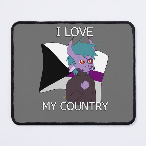 Item preview, I love my country demisexual pride designed and sold by OlliezVulpes.